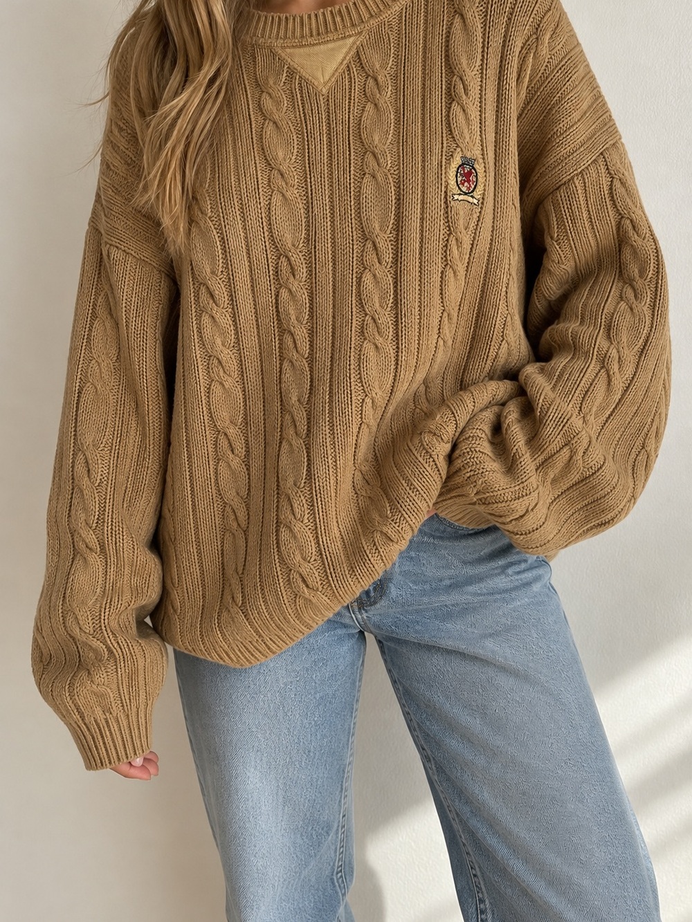 Vintage Tommy Hilfiger Cable Knit Sweater